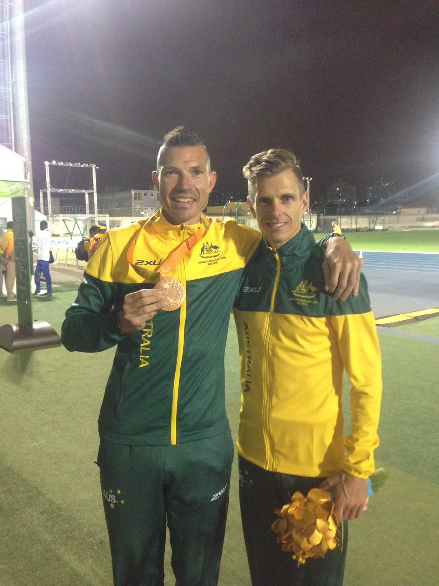 Runcanberra's tweet image. Paralympic Bronze for @michaelroeger, wanted Gold but he gave it everything in lead up and in race