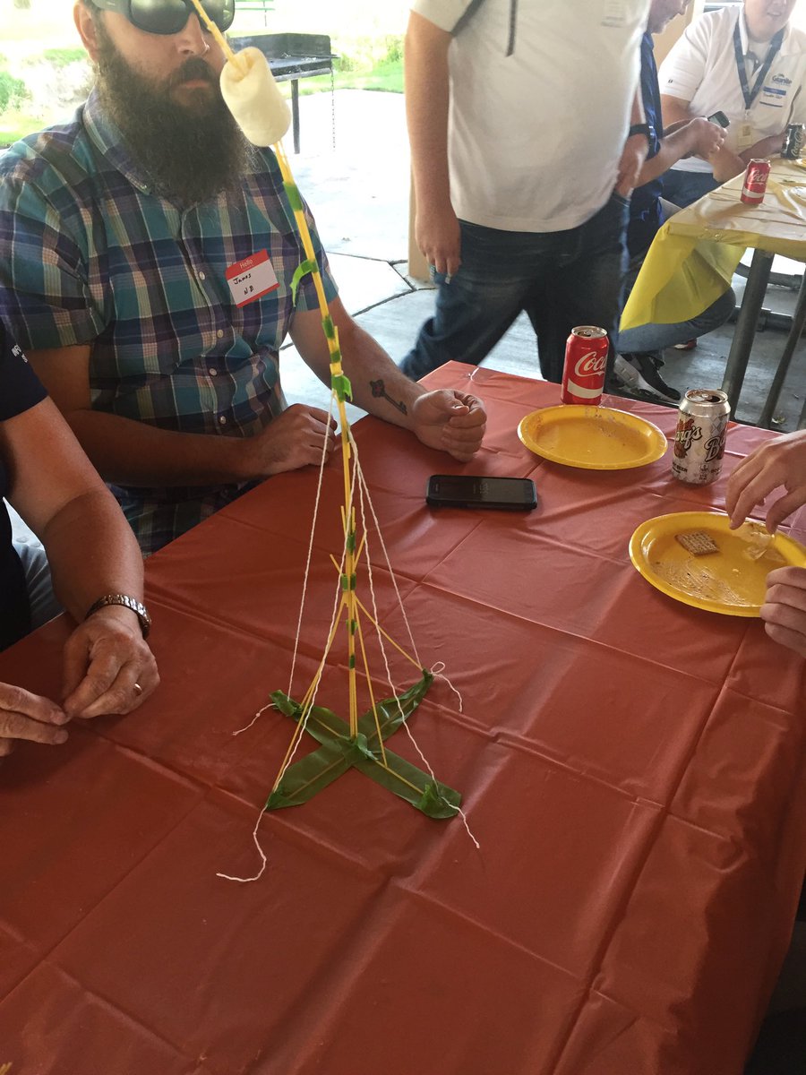 missplott's tweet image. Had a great time at the @EdTechGSD social today - check out our winning spaghetti tower #EdTechGSD #STEMchallenge