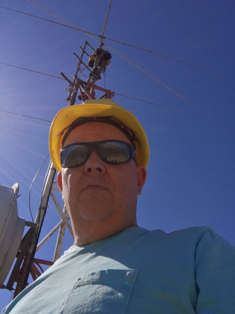 N6WM's tweet photo. Thanks Kurt @K7NV and Iain N6ML for a safe and professional climb K6LRG QRV #towerbusters #hamradio #cqcontest https://t.co/XFALDNhNtZ