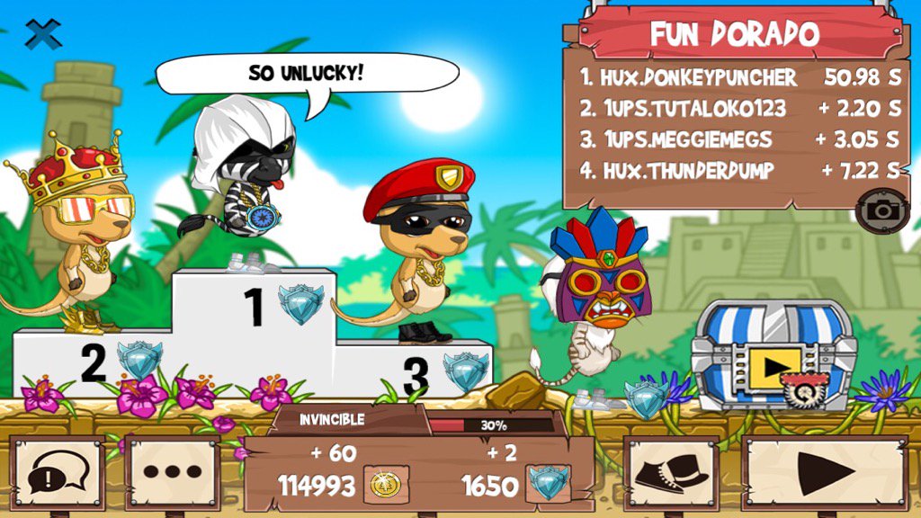 donkeypuncher_1's tweet photo. Get on my level, son! #funrun2 #Tutaloko123 #MeggieMegs #ThunderDump https://t.co/hn3ADejJuy