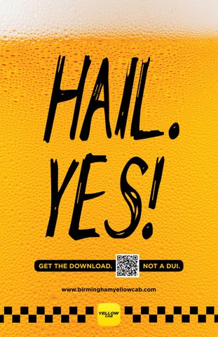 YellowCabBham's tweet photo. #HailYes! 205-222-2222 or book via the app! https://t.co/ql88w7vYww