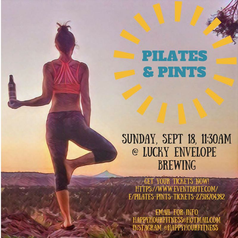 LuckyEnvBrewing's tweet photo. Don't forget to sign up for #PilatesandPints this Sunday at 11:30am! #LuckyEnvelope #Beer #happyhourfitness https://t.co/htdJWI2ODV