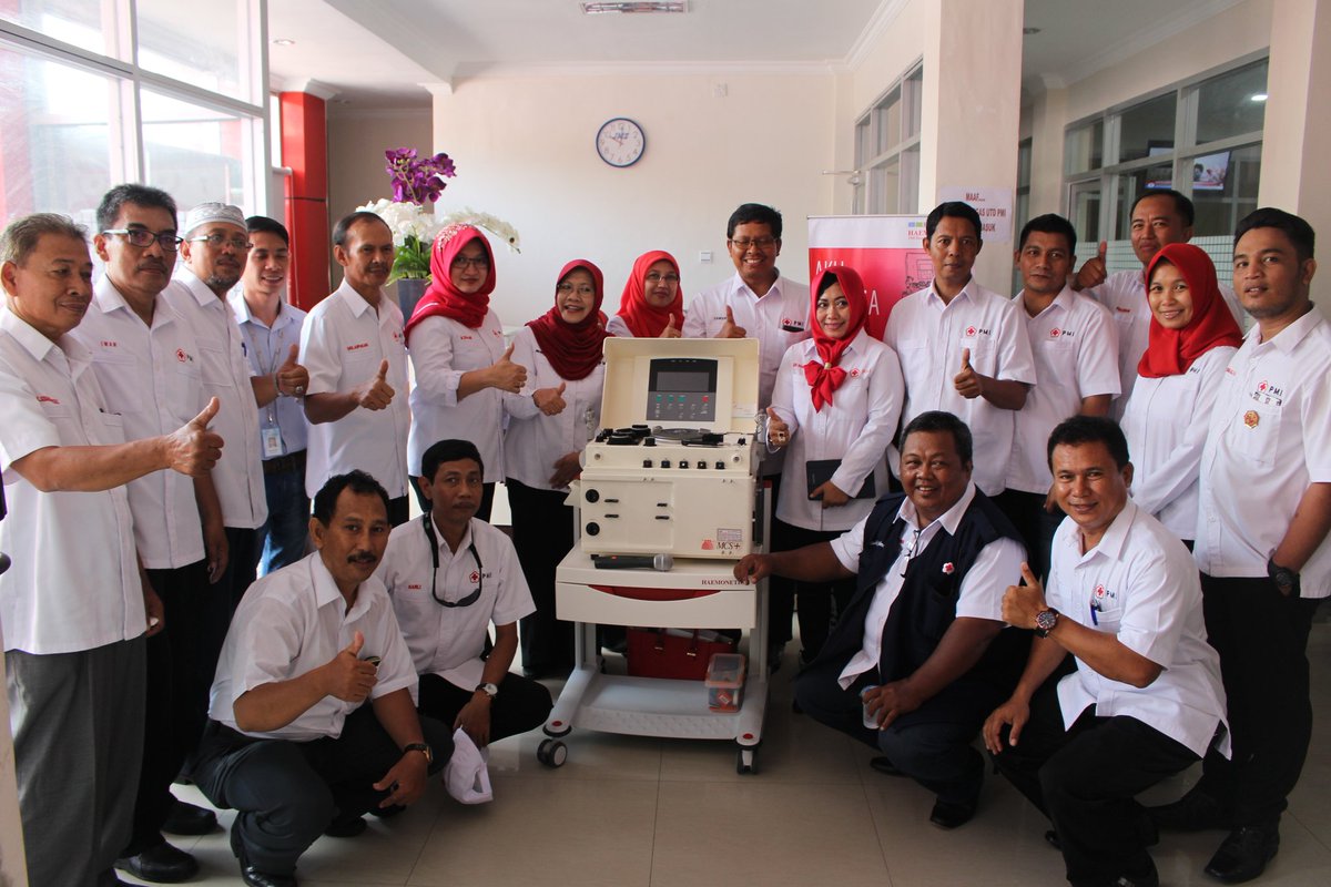 Bertepatan dengan HUT ke-71 PMI, dilakukan Launching Donor Apheresis #71TahunPMI