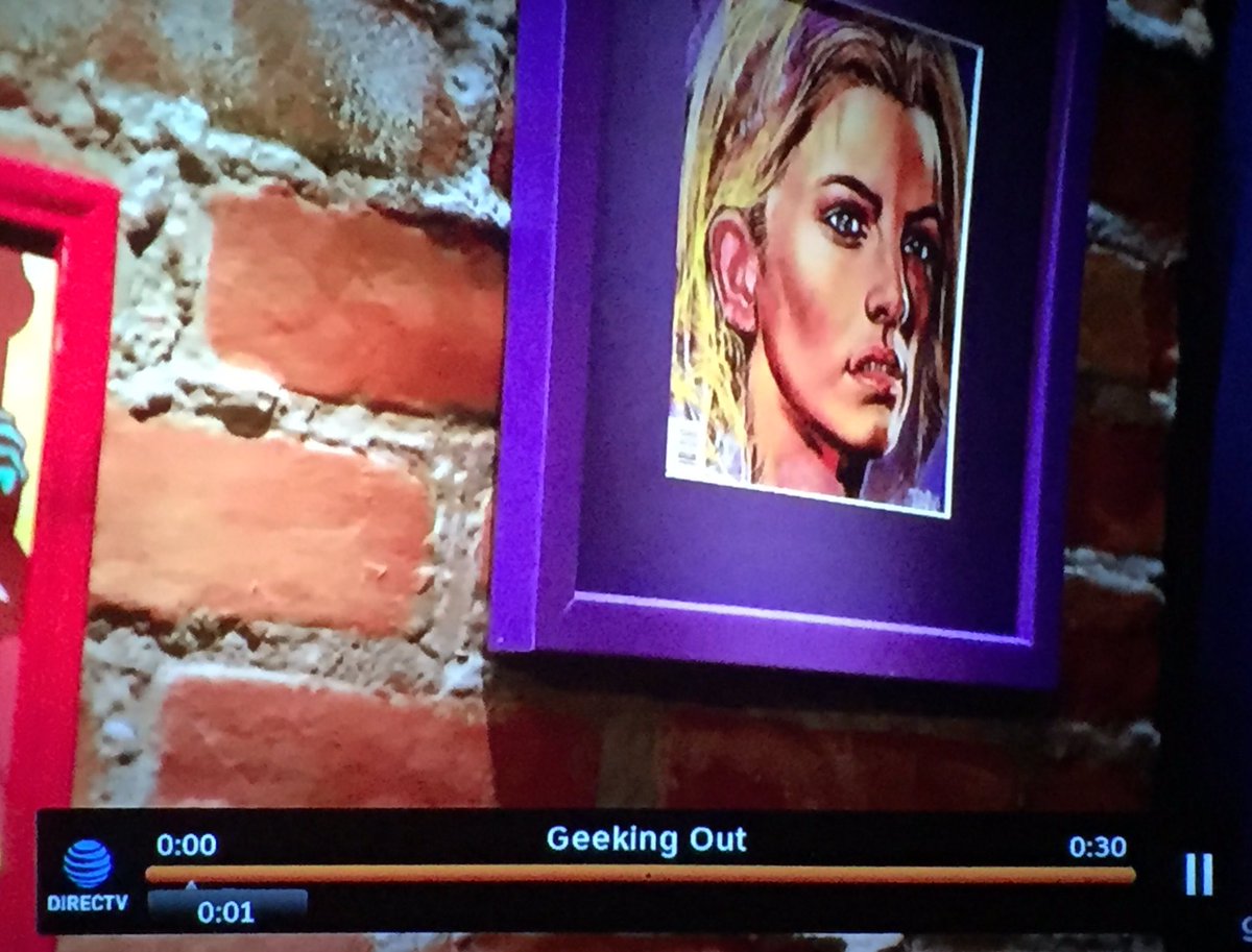 PREACHER_on_AMC's tweet photo. This past weekends @GeekingOutAMC (9/11/16) set walls showing love to the comic version of #Tulip by @FabryGlenn! https://t.co/u4A7ou8Td5