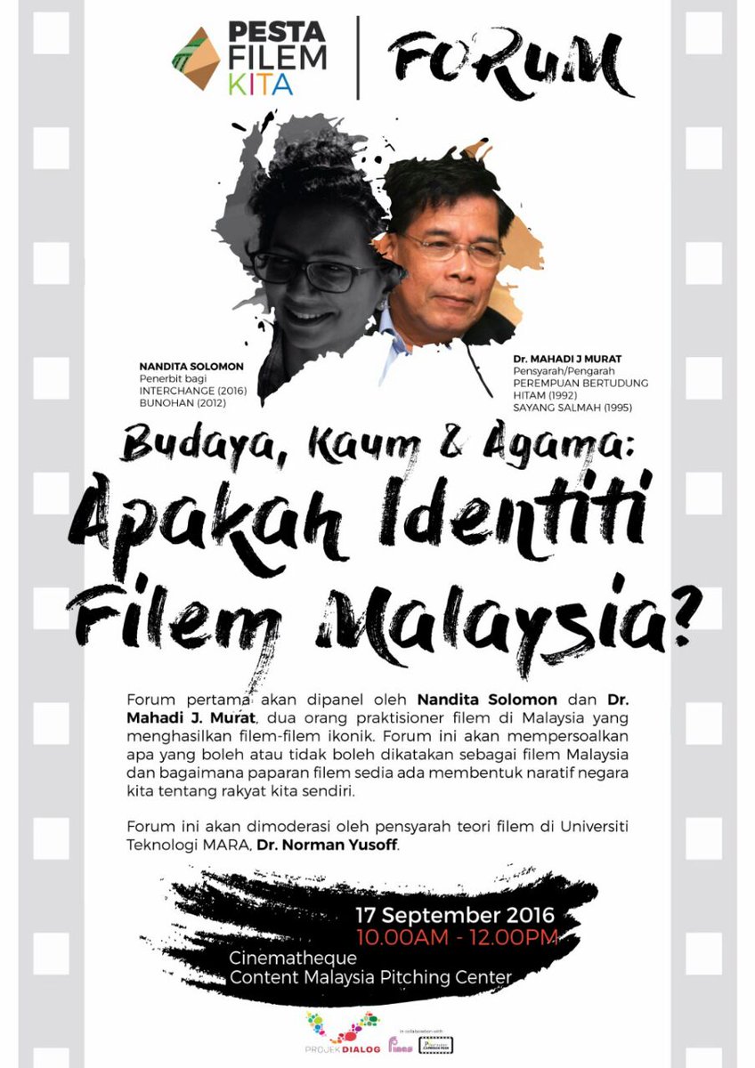 frinjan's tweet photo. Forum/Bengkel di #PestaFilemKita oleh @ProjekDialog hari ini di Pitching Center, KL Sentral https://t.co/zGYErFdMzD https://t.co/ssC4mxgQir