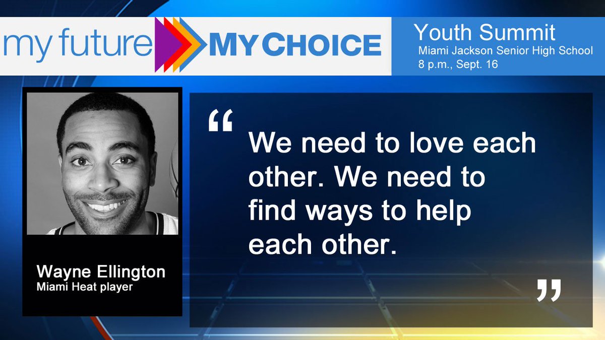 Watch video of @MiamiHeat @WayneElli22 powerful #MyFutureMyChoice message bit.ly/2d50jWt?utm_me… https://t.co/5YJVSmv2af