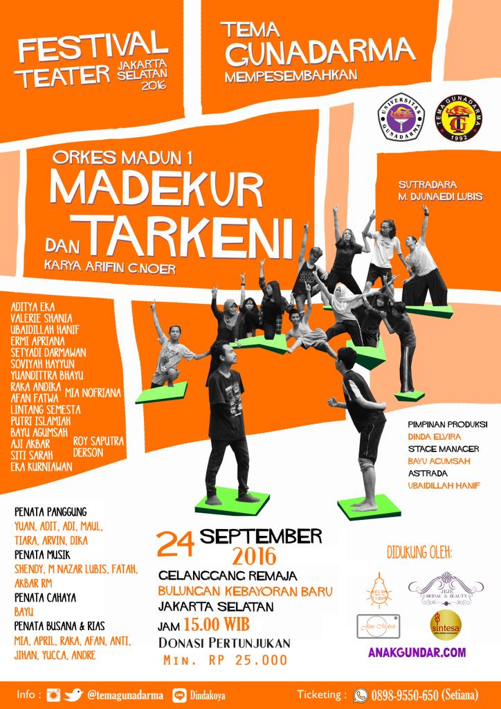 H-7 nih guys... Yuk yang belum pesan tiket segera pesan sebelum kehabisann!! 
#roadtoFTJS #FTJS #orkesmadun1