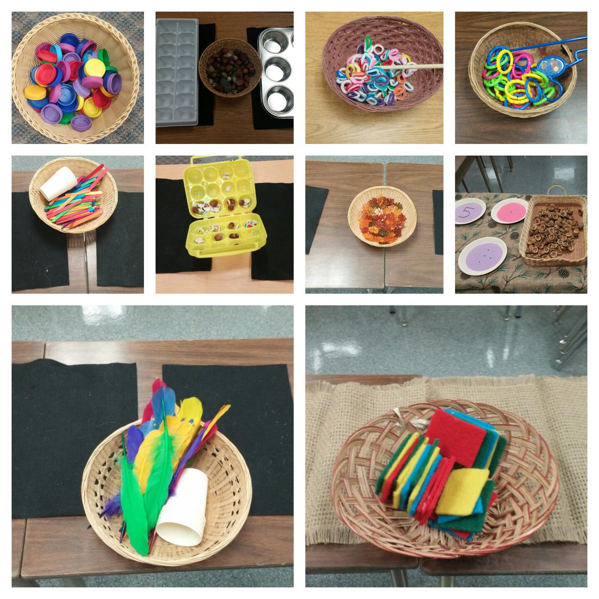 reniramnale's tweet photo. Math exploration stations in my gr.1 placement class like what we did in class.very cool #tepamath #numbersense https://t.co/VqCidhFhH3