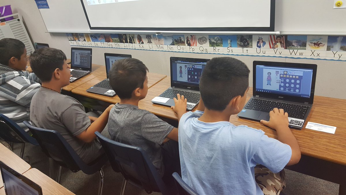 WilsonReaders's tweet photo. Creating Avatars to kick off our Language! Live Program. We are excited for our Word &amp; Text Training! #allrams https://t.co/c9wtkdmArY