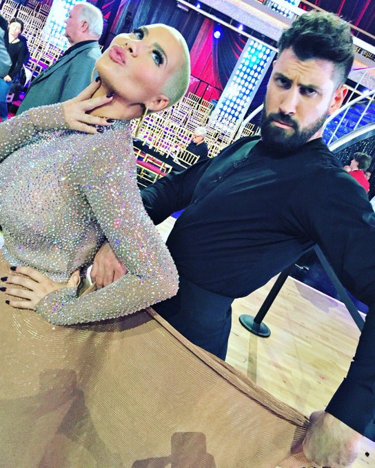 They told us to pose so we did this Lol @MaksimC #dwts @DancingABC ? https://t.co/Z6Y1LYUc5m