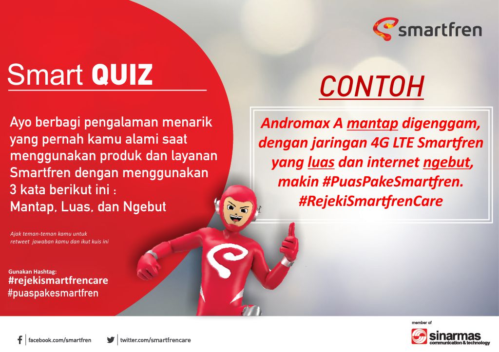 smartfrencare's tweet photo. Tema kuis #RejekiSmartfrenCare minggu ini adalah #PuasPakeSmartfren. Ayo ikutan! Siapa tahu kamu yg dpt Andromax A. https://t.co/lr6kmuzGnu