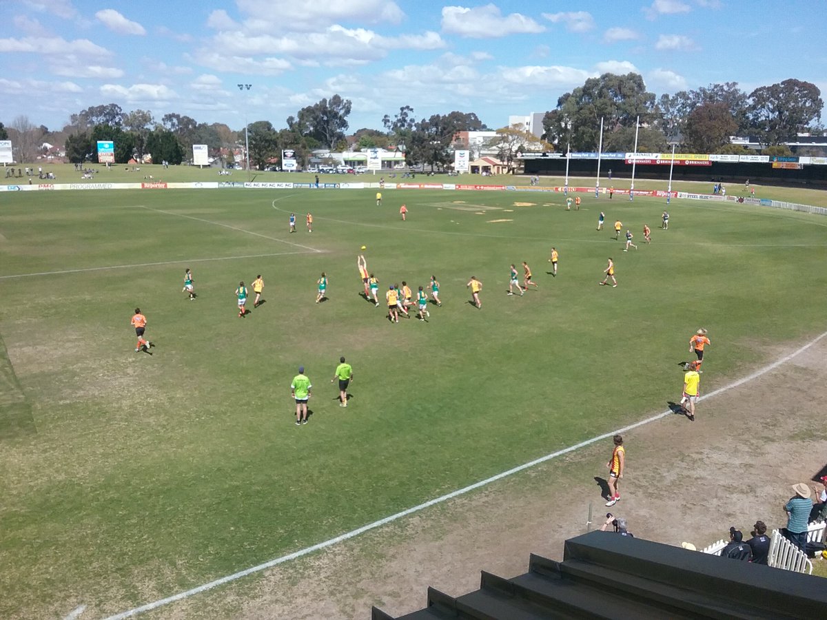 bouncingburley's tweet image. Weather gods smiling at Bassendean and so too are North Beach after a six-point win over University in the Colts GF