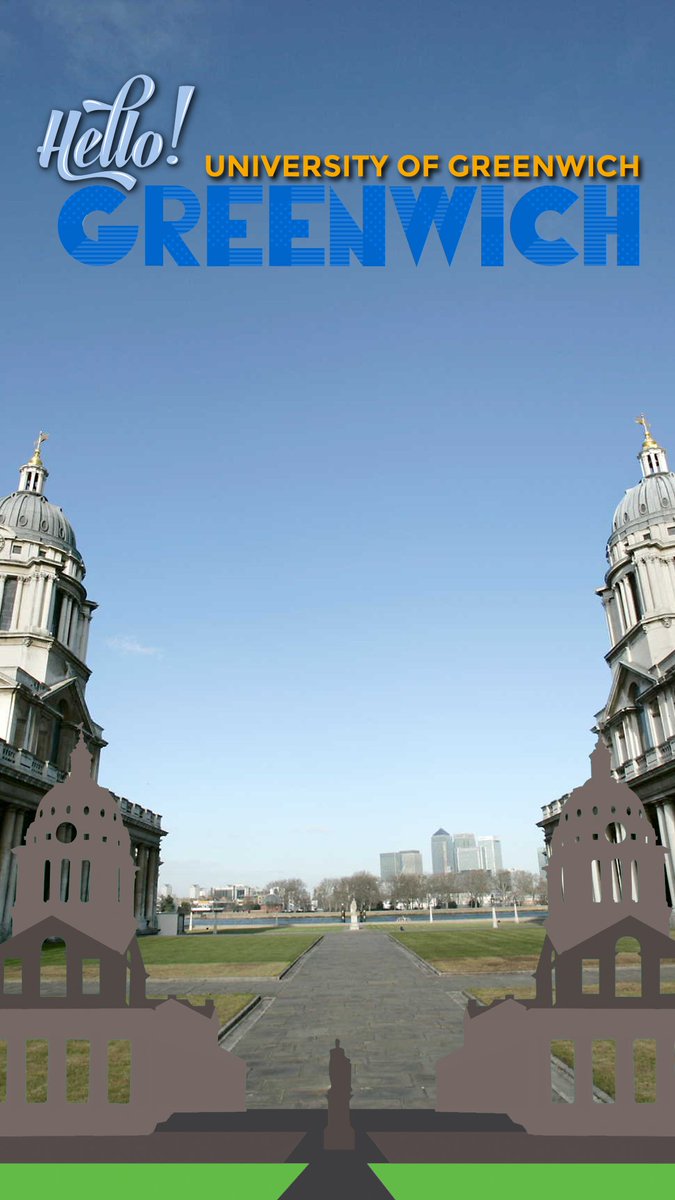 UniofGreenwich's tweet photo. Say #hellogreenwich in style this weekend with our Snapchat filter https://t.co/zornl5jzQC