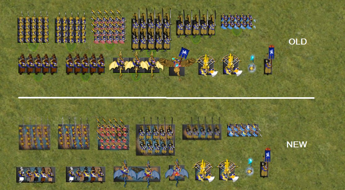 SwordOfHoeth's tweet photo. I played a bit with #UniversalBattle and tried some multi-basing. But not sure if new is better than old. https://t.co/kdkcRUVmwy