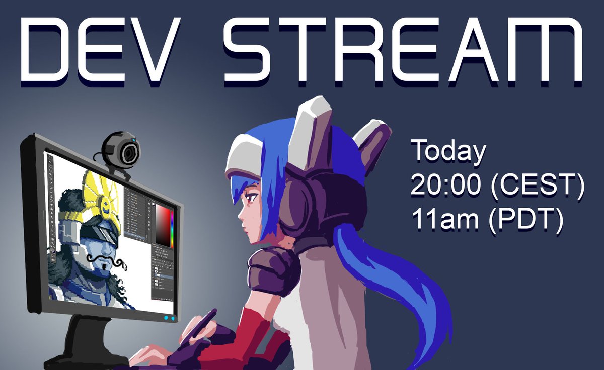 RadicalFishGame's tweet image. Back from the long break! We'll have our #CrossCode #gamedev stream TODAY on a SATURDAY! twitch.tv/radicalfishgam…