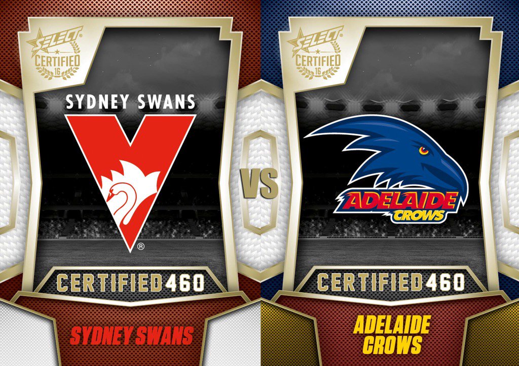 Who have you got? #AFLSwansCrows #SelectCertified #CollectSelect