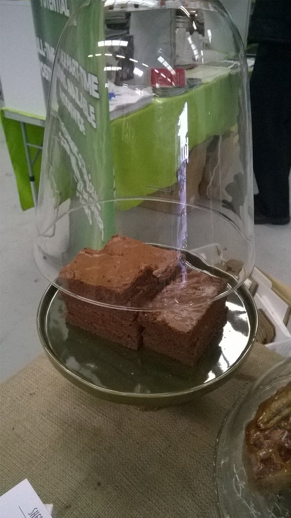 Lift the lid and let the brownies escape. Sher'bakes delicious produce.