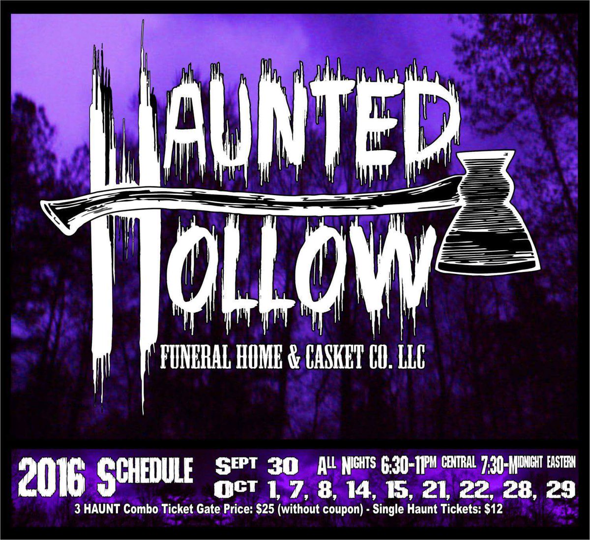 CNicole2017's tweet photo. Less than 2 weeks away! Sept 30th opening night! Hope to see everyone come out!!🎃💀 #walkincrawlout https://t.co/4doGp0kDhN