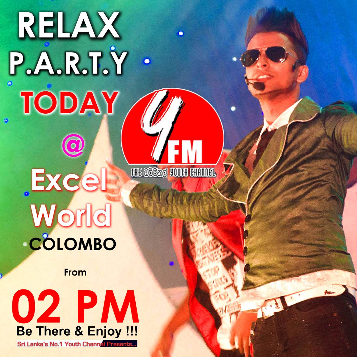udayashreemusic's tweet photo. Friends, Be There &amp; Enjoy 🎶 ඔයත් අනිවාර්‍යයෙන්ම එන්න ✌

#Udayashree #Live #Yfm #Relaxparty #2K16 #Excelworld https://t.co/Ya6bFV0fkI