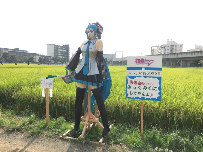 Miku Aparece En El Festival Anual De Espantapajaros De Ebina City Vnn