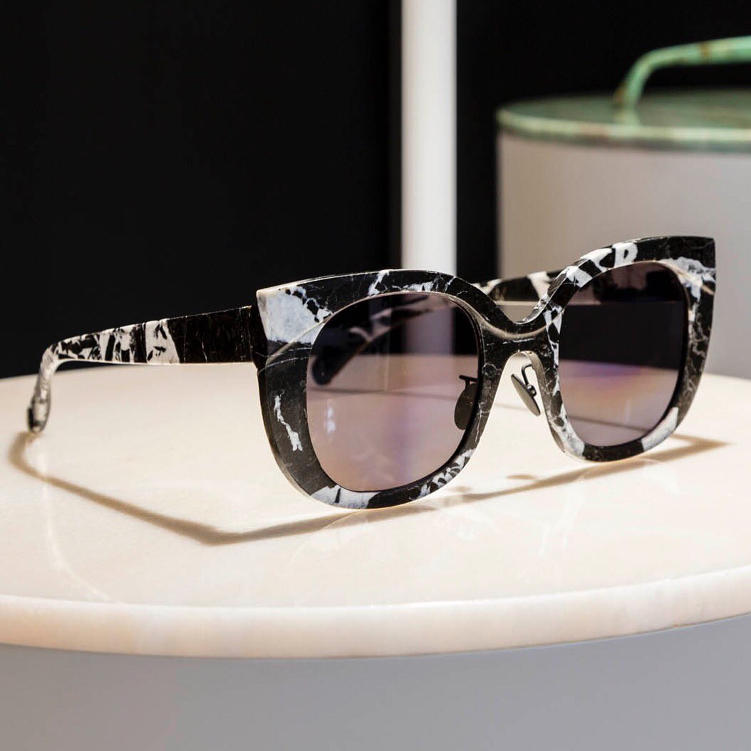 vcometti's tweet photo. Very proud of the new range if glasses we designed for Budri Eyewear...btw they are made of marble!! #design #luxury https://t.co/L6zTFLs3AZ