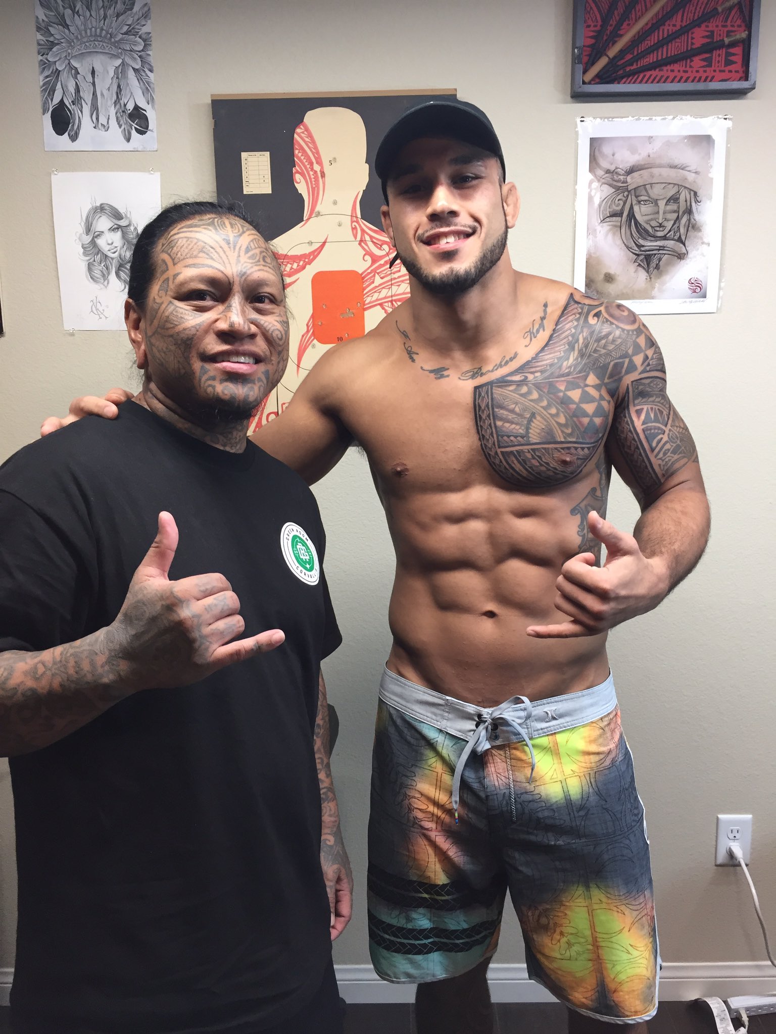 Brad Tavares on X: Just got some work done by @TattoosByBONG hit him up  for some sick Polynesian work! Tattoobong@yahoo.com   / X