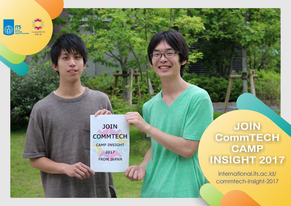 CommTECHITS's tweet photo. Join CommTECH Insight 2017 from Shotaro &amp; Watanabe from @Ritsumeikan Japan. Thank you very much guys :)  @ITS_IO https://t.co/v44ZAZ6TTE