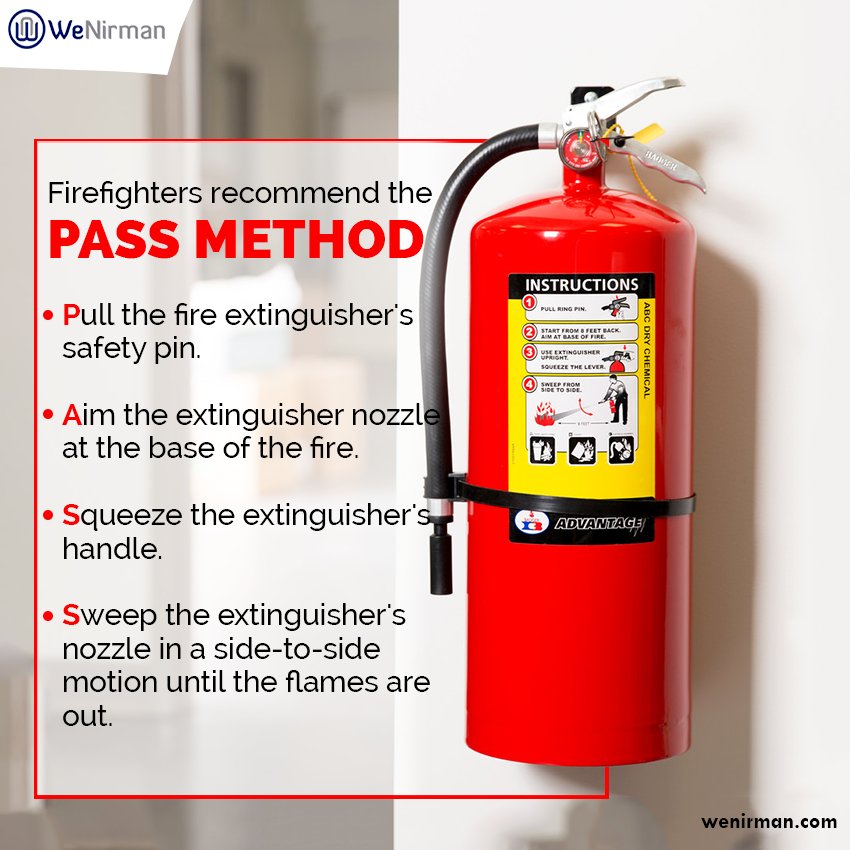 WeNirman's tweet image. In case there&apos;s a #fire,don&apos;t Panic .Calm down and follow the PASS method:
It can save someone&apos;s life.
#PassMethod
