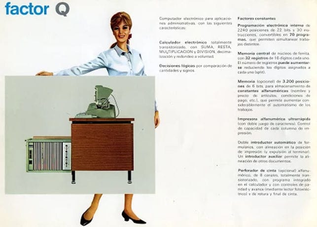 echa5duros's tweet photo. Factor, primer ordenador español creado en 1966 por Jordi Vidal en una compañía barcelonesa:https://t.co/jMeYnQ24gM https://t.co/Le9PukcxfY