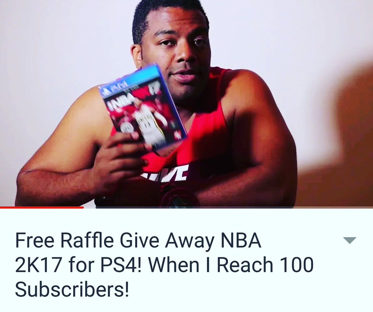 RichTheAnalyzer's tweet photo. Free giveaway of NBA 2K17 for PS4 when I get 100 subscribers in YouTube. 
https://t.co/wy9kvhU5ux
#NBA2K17 #NBA2K https://t.co/8Mf41Jkg2D
