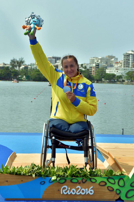 Ukraine's tweet photo. Team Ukraine wins 3 #gold 6 #silver 5 #bronze on #Paralympics 9th day 🎉 https://t.co/Rw0CTx6Iw8