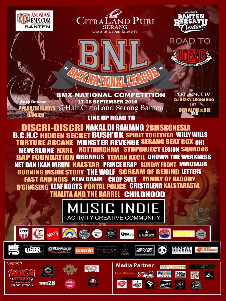 ZTFFstore's tweet photo. Let's come and enjoy today BMX NATIONAL LEAGUE @CitralandPuri #bmx #kotaserang #ztffbmx https://t.co/TEpLMlEWD3