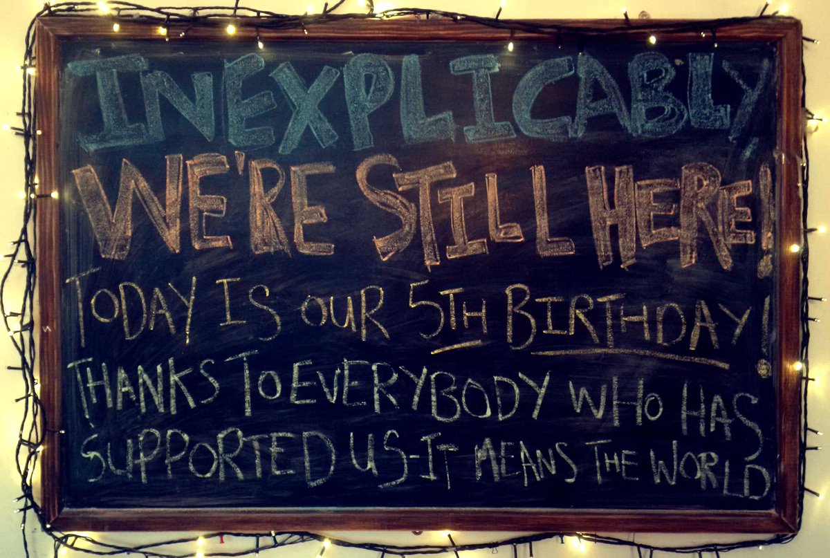 It's our 5th birthday today. To all our amazing customers: thankyou, from the bottom of our hearts.