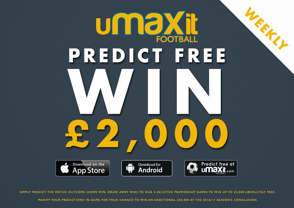 wayman_dan's tweet photo. Play @uMAXitFootball, the FREE-TO-PLAY #EPL predictor game, net weekly cash &amp; prizes https://t.co/FFkkSt6qZ8 #MAXIFY https://t.co/FsI5KbDYOl
