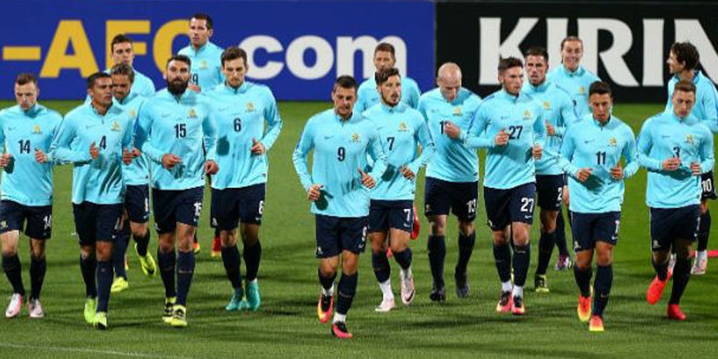 Socceroos's tweet photo. FFA TV | Re-live the Caltex Socceroos' perfect start to FIFA World Cup qualifying - https://t.co/siH1OnrGIo https://t.co/QPiEdVtjNA