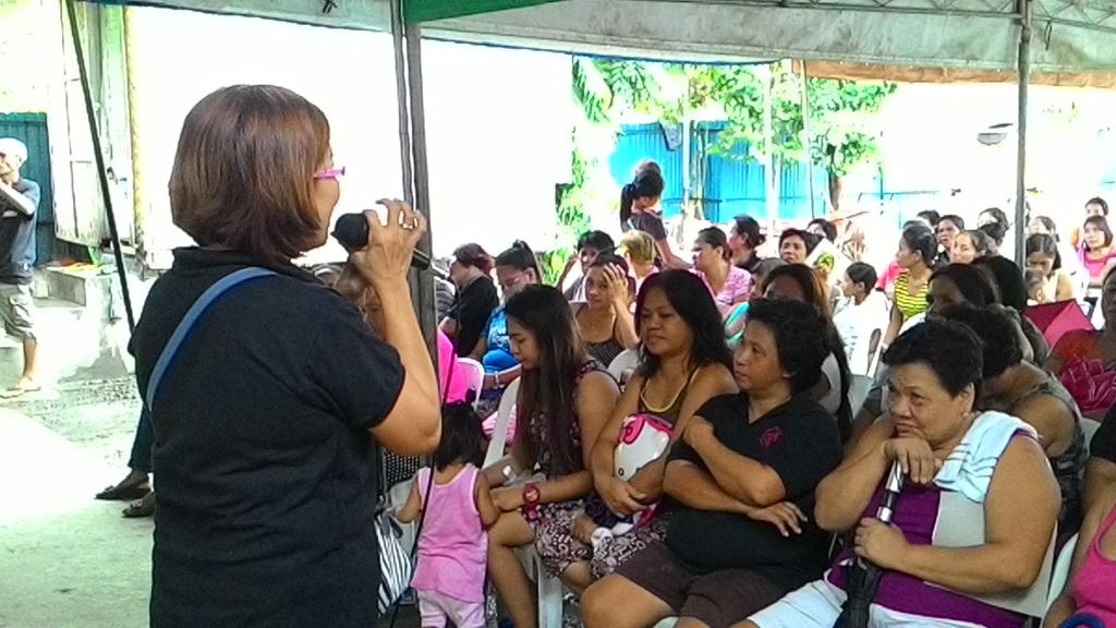 GabrielaWomenPL's tweet photo. New GWP Bayugo chapter president Angie Ramos pledges fight for winning the land rights for Northville relocatees https://t.co/mYAWGmASJC
