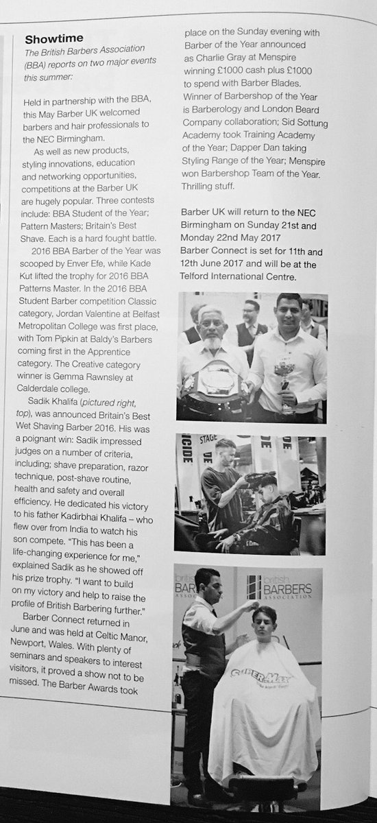 #Showtime #Barbering <a href="/BritishBarbers/">British Barbers</a> report on <a href="/BarberUKShow/">Barber UK Show</a> <a href="/BarberConnect/">Barber Connect</a>