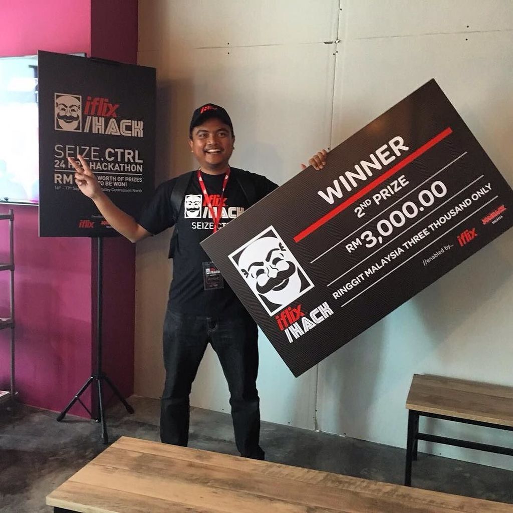 macintorch's tweet photo. Alhamdulillah. #iflixhack #iflix #hackathon #jomhack https://t.co/rfiZg6lnBj https://t.co/iNOnqx0tE8