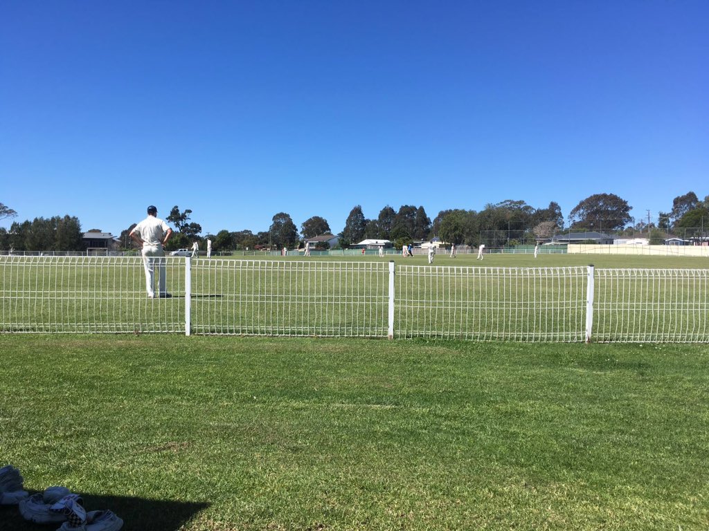 sthalekar93's tweet photo. Had a great day down in Nowra for @MosmanCricket match. Exciting to see the guys out in the middle, 1 week to go!!! https://t.co/nZV8DUIyGY