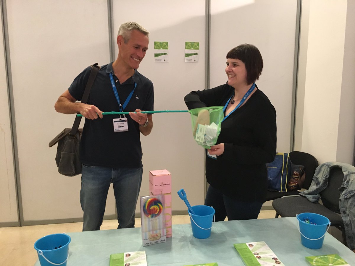 DrJaneBlackwell's tweet photo. Some pics of the @BritishSleepSoc prize draw at the @ESRS_Sleep Congress yesterday! 😃 #ESRS2016 https://t.co/VmALIV4npw