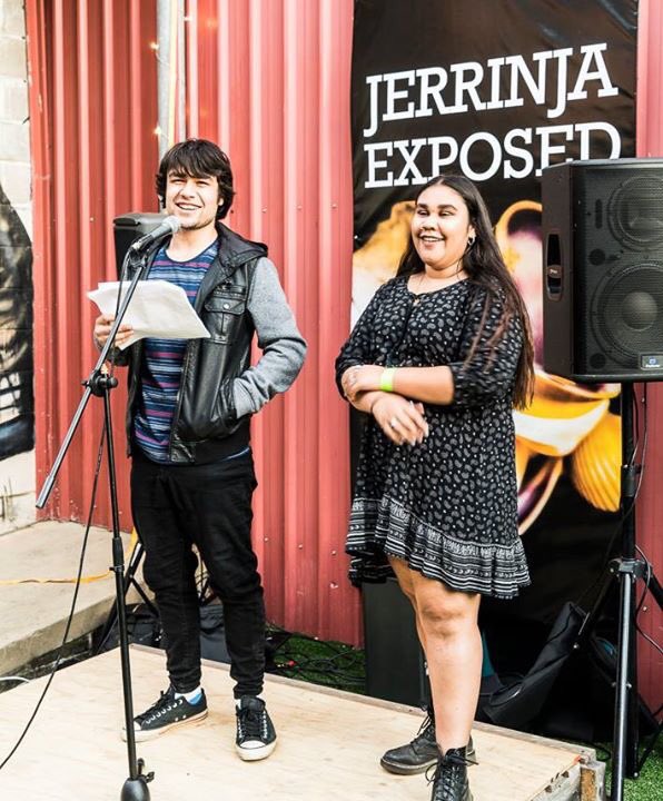 HumanMatters_AU's tweet photo. Congratulations #graduates #creative students launch #JerrinjaExposed #Shoalhaven #Nowra #StreetArt #EgansLane https://t.co/yIiJzRlTlQ