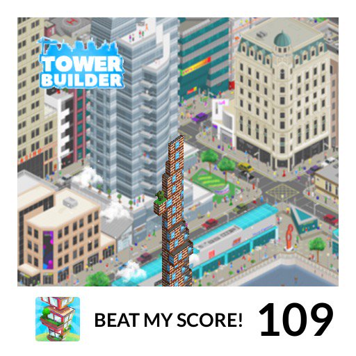 Rafa2706YT's tweet image. 109!!!#TowerBuilder #ArtikGames #Android