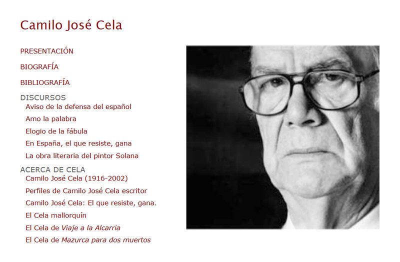 Aburrido cocaína condado CVC. Centro Virtual Cervantes on Twitter: "En el centenario de su  nacimiento, recuperamos el monográfico dedicado a Camilo José #Cela -  https://t.co/MUN7y62hHj https://t.co/hjWc1hs81p" / Twitter