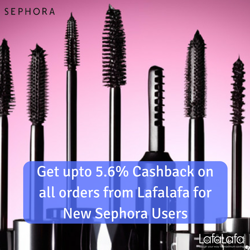 LafaLafaHK's tweet photo. Get upto 5.6% Cashback on all orders for New Sephora Users from #LafaLafa https://t.co/lAenoATWyC https://t.co/vG3gLe3b00