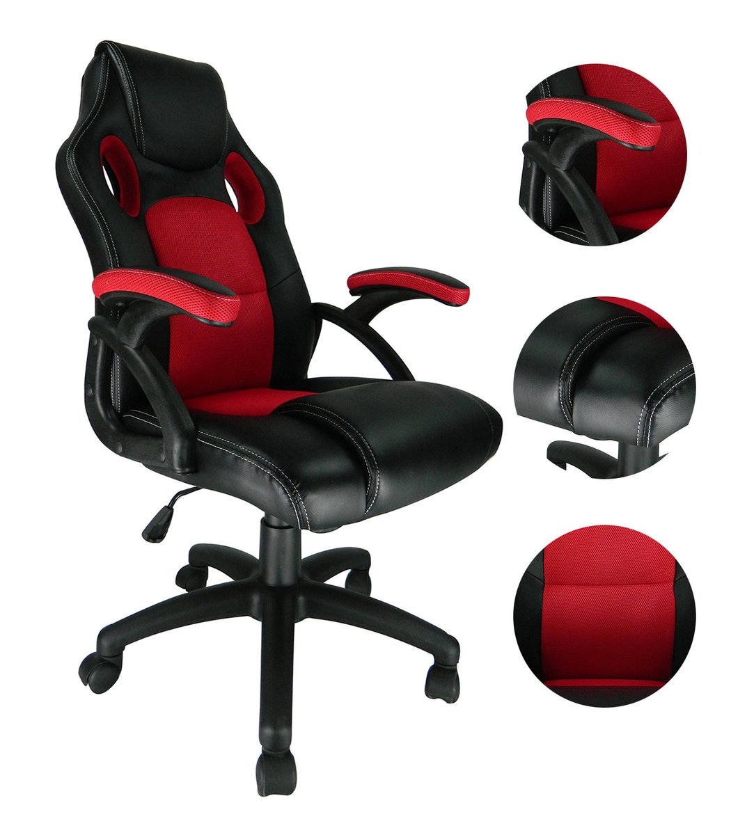c_index's tweet photo. #Furniture #Chird #Home #Study Ergonomic Red PU Gaming Chair.@LollyDaskal @interiors_desig @HomeAdore @designlondon https://t.co/WOIg7QLPx1