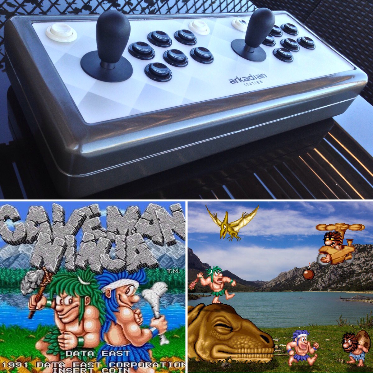 ArkadianStation's tweet image. 2 #ninjas en el #10.000AD? Un #joystick #arcade #ochentero en el #2016? Extraños #opars, objetos fuera de su tiempo.