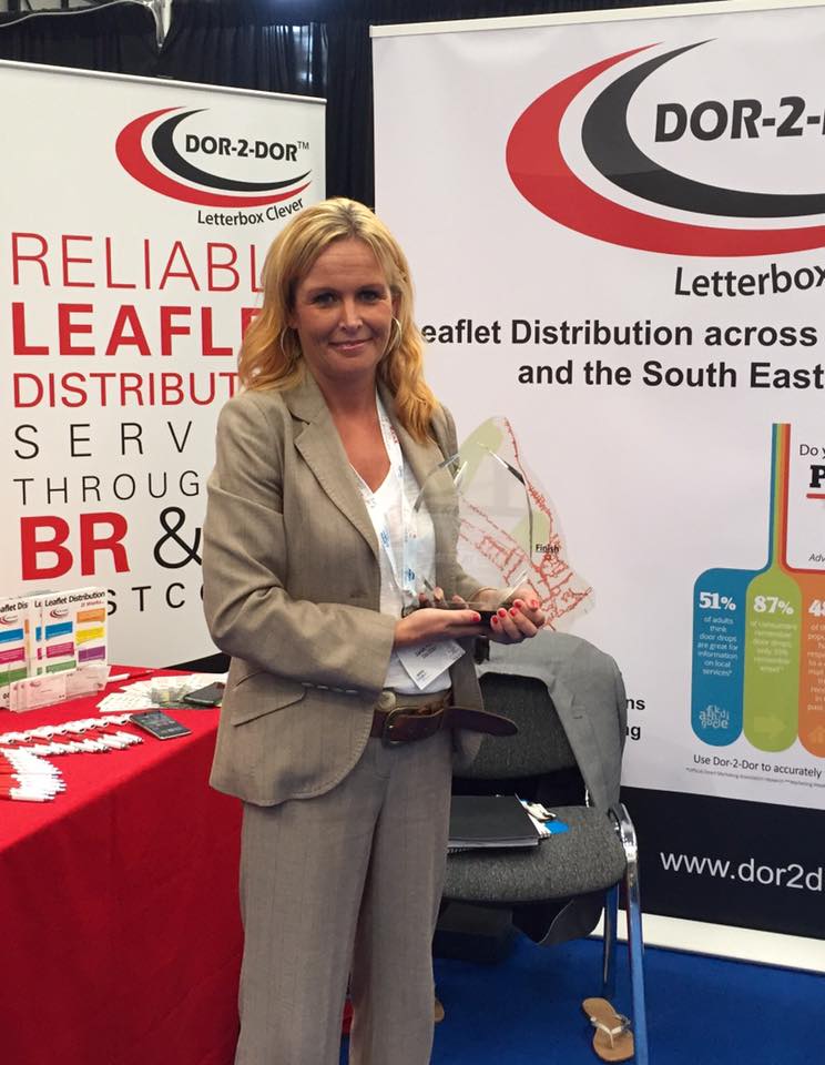 Congratulations to our very own, Sarah Pickup, Sales Director D2D London SE, best in show <a href="/BanK_Expo/">BankonBusiness Expo</a> #BeckBromFL