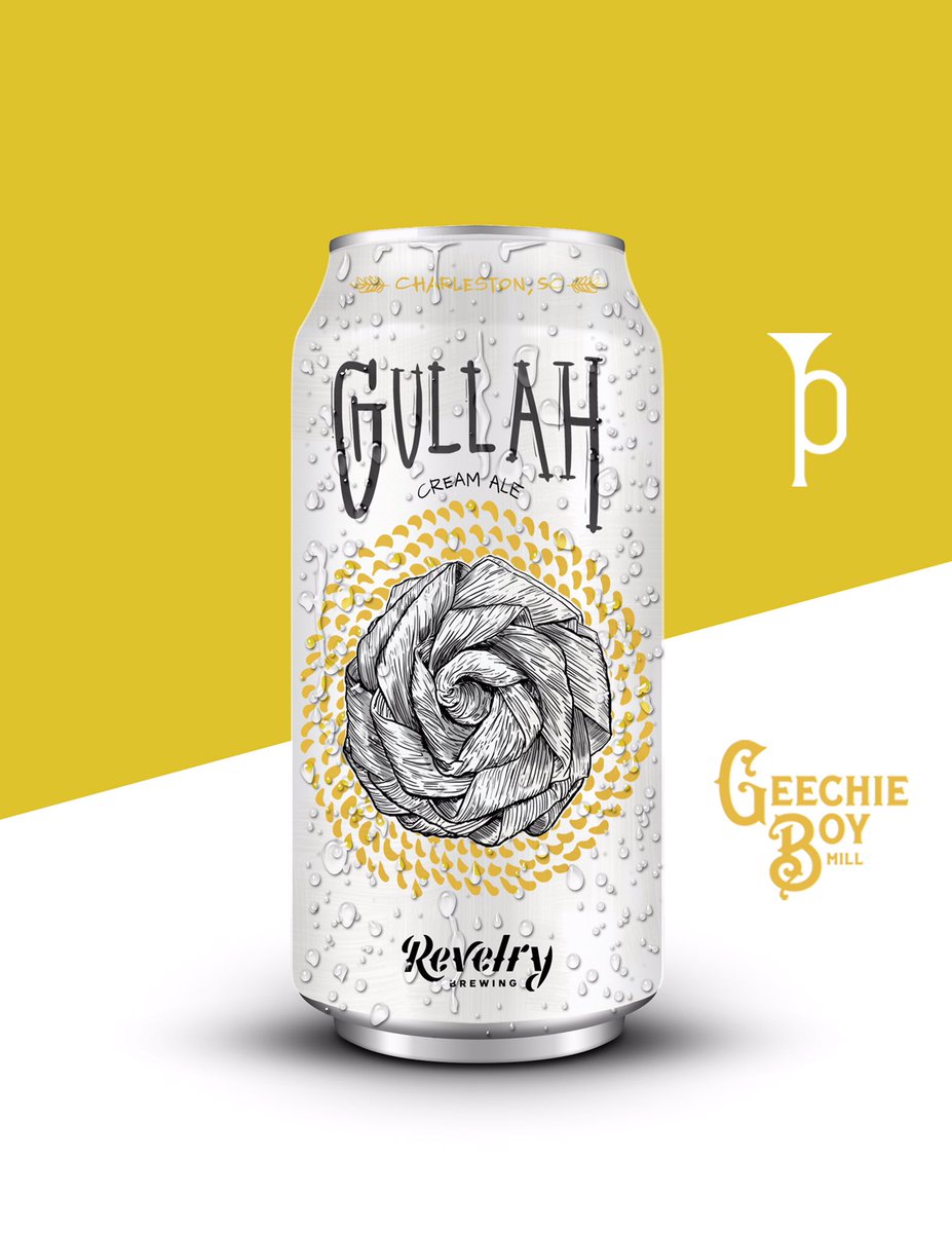 revelrybrewing's tweet photo. Gullah Cream Ale 16oz Cans to be released Sun Sept 25th 12p And hitting shelves that week! @gregjohnsman @RAFA_DIST https://t.co/EJxKlC1ymu