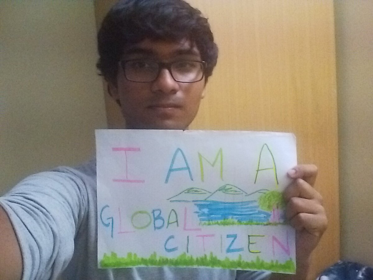 Aammaarrttyyaa's tweet photo. I am a global citizen. Are you ?
#IAmAGlobalCitizen #GlobalCitizenIndia https://t.co/TgHMimE75O