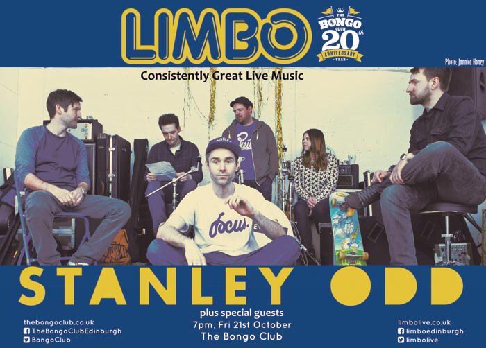 StanleyOdd's tweet photo. Pssst. @robertabanana announced supporting our last gig of the year @BongoClub 21 Oct YELT https://t.co/fztYmcsN24 https://t.co/DYF8qXEKEB